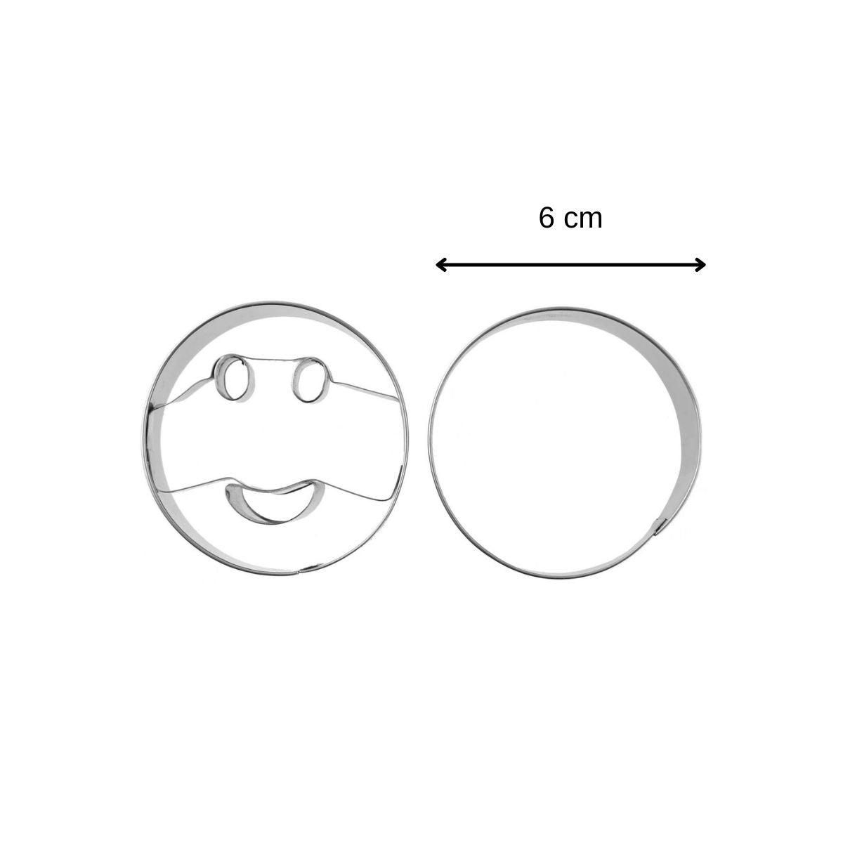ZENKER Lot de 2 emporte-pièces smiley forme aléatoire Zenker Emporte-pièces