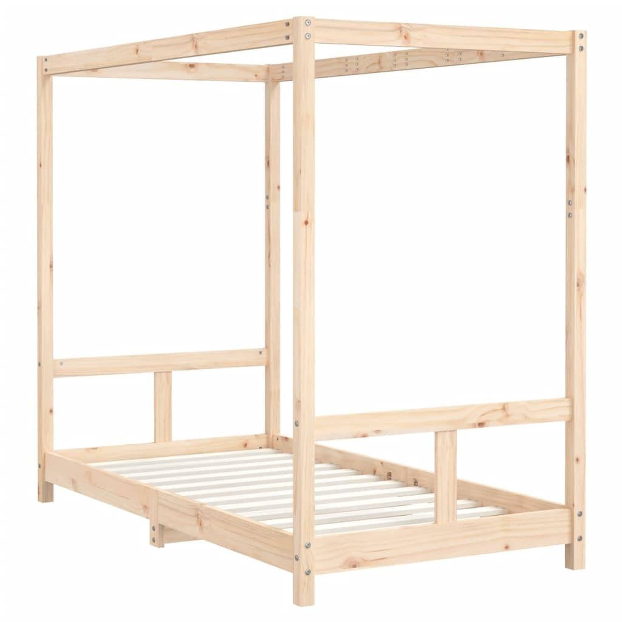 Voir la diapositive 3 : VIDAXL Cadre de lit pour enfant 80x160 cm bois de pin massif