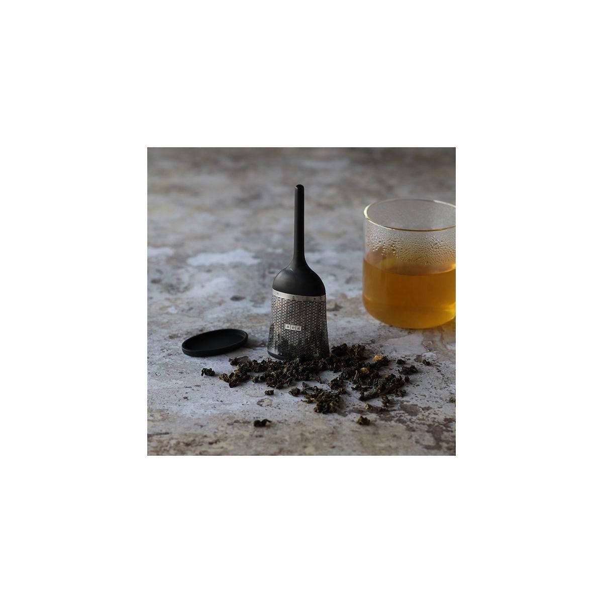 OGO LIVING Infuseur à thé Gaspard en inox support silicone