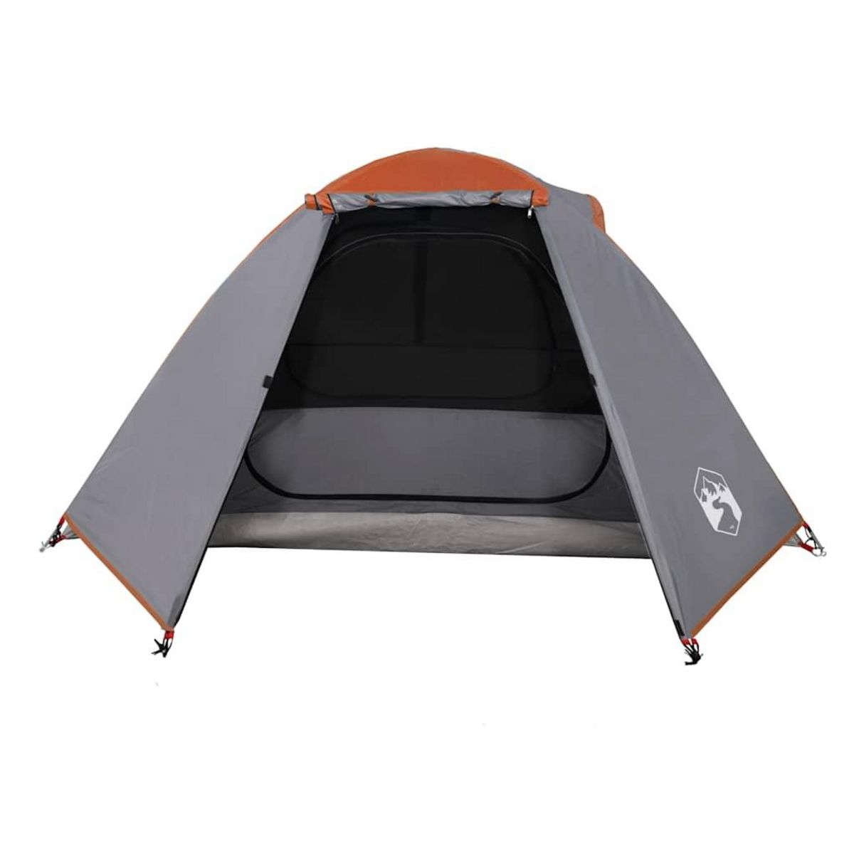 VIDAXL Tente de camping a dome 2 personnes orange impermeable