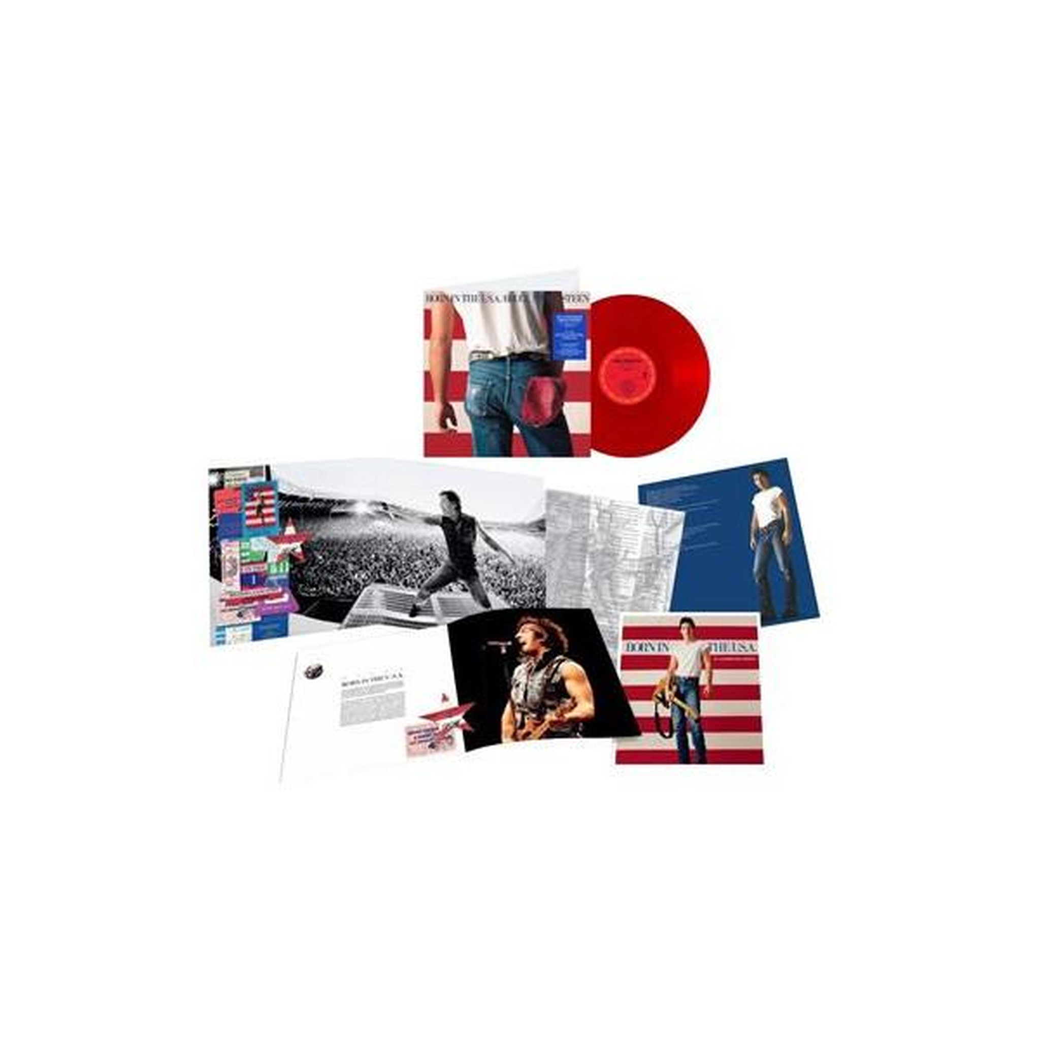 COLUMBIA Born In The U.S.A. 40th Anniversary Edition Vinyle Rouge Translucide