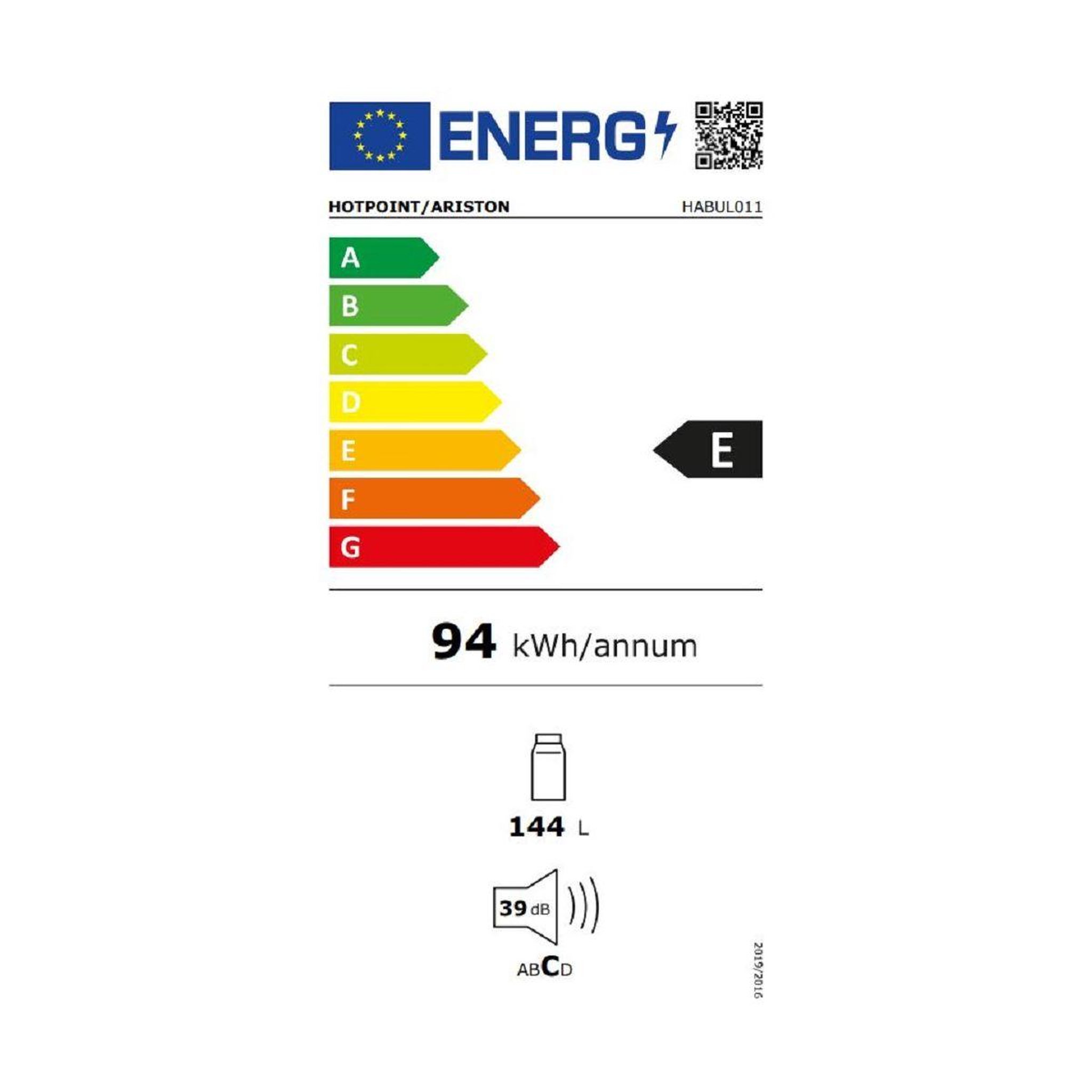 Voir la diapositive 6 : HOTPOINT Réfrigérateur top encastrable habul011