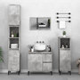 Voir la diapositive 1 : VIDAXL Armoire de salle de bain gris beton 30x30x190 cm