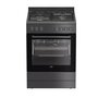 Voir la diapositive 1 : Beko Cuisinière mixte 72l 4 feux anthracite - FBM63130ACT