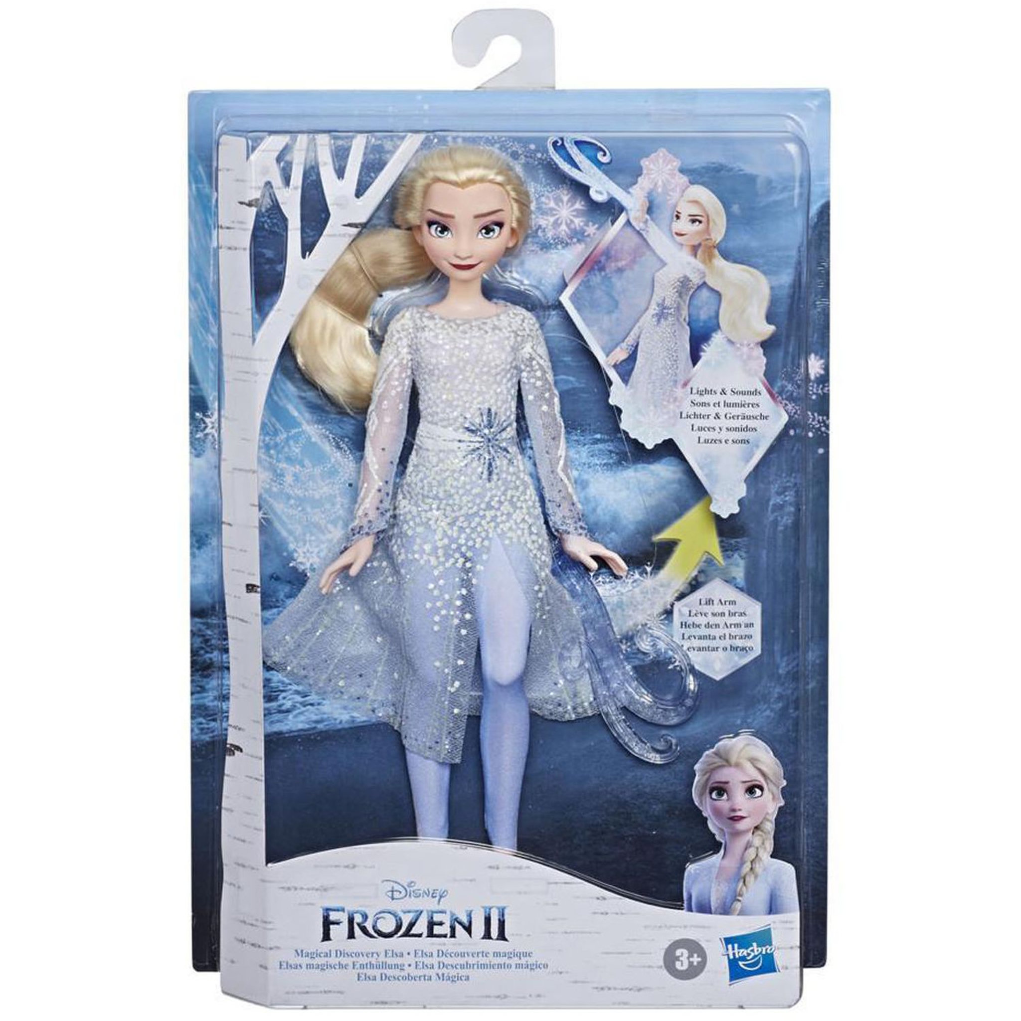 Voir la diapositive 2 : HASBRO Poupée Elsa son et lumière - Reine des neiges 2