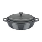 GSW Cocotte fonte massive - GSW - GREY SHADOW - 30 cm - Ronde - Induction - Gris