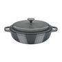 Voir la diapositive 1 : GSW Cocotte fonte massive - GSW - GREY SHADOW - 30 cm - Ronde - Induction - Gris