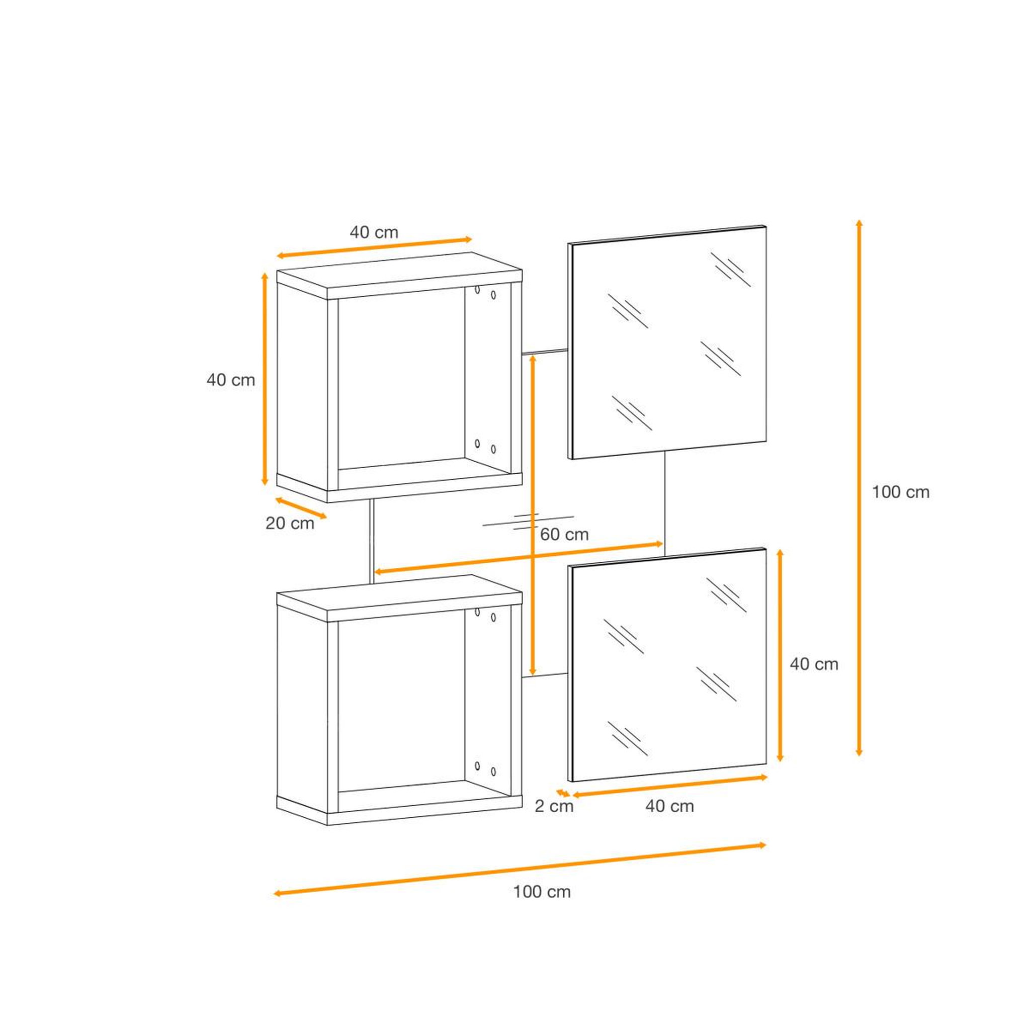 Voir la diapositive 6 : Paris Prix Ensemble dressing design  easy iv  190cm naturel