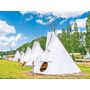 Voir la diapositive 2 : Smartbox 3 jours insolites en famille dans un tipi près du Mans - Coffret Cadeau Séjour