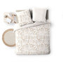 Voir la diapositive 4 : Douceur d'Intérieur Housse de couette 240x220 + 2 taies PANDORIS microfibre
