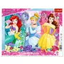 DISNEY Puzzle cadre Princesse 25 pieces Ariel Belle Cendrillon