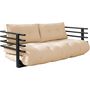 Voir la diapositive 3 : KARUP DESIGN Canapé banquette futon structure noire matelas futon FUNK SOFA