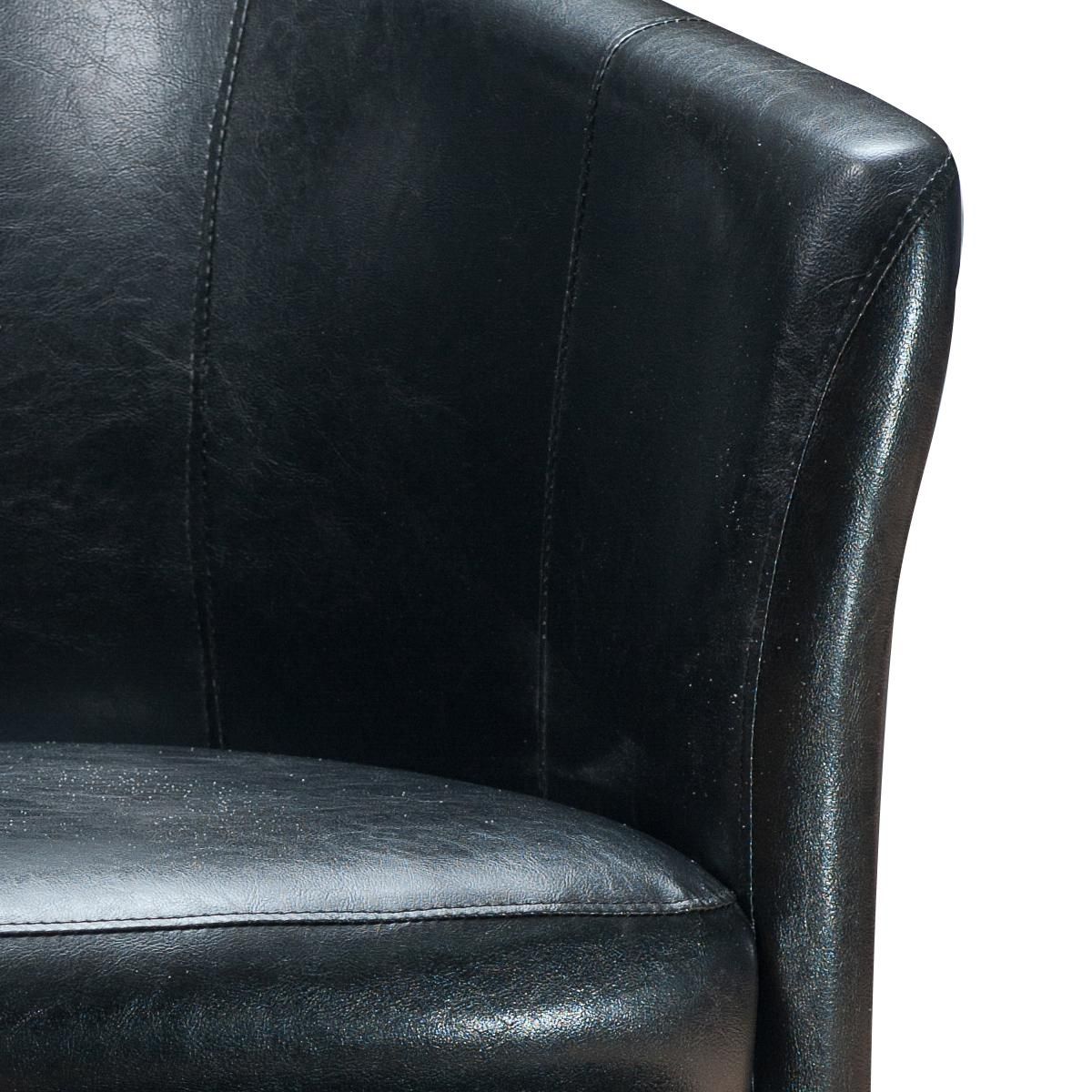 Fauteuil cabriolet + Pouf ROMA