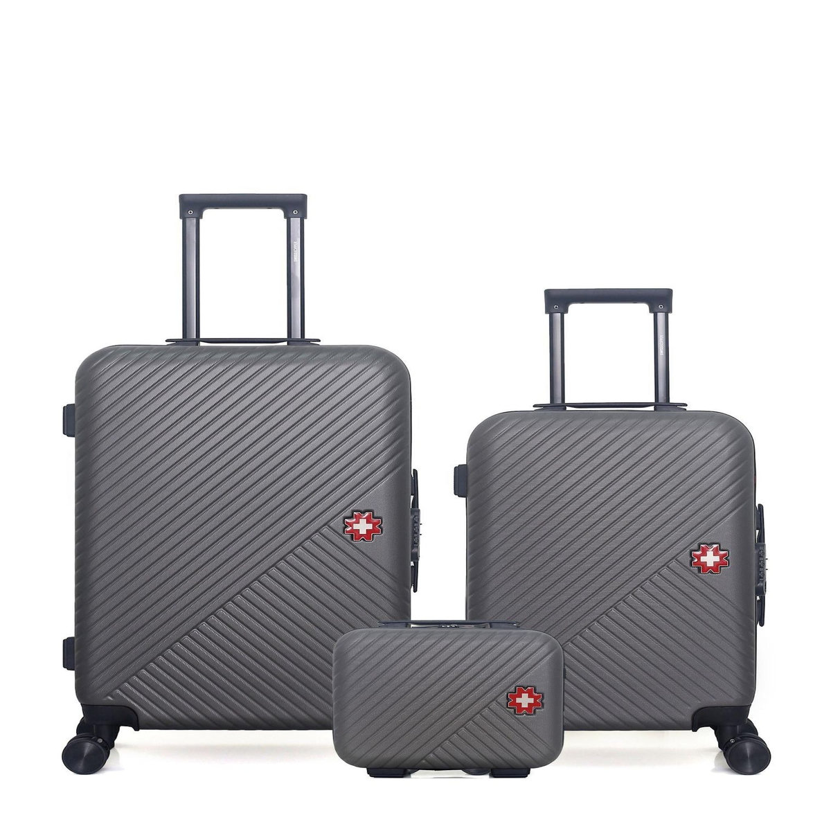 SWISS KOPPER SWISS KOPPER - LOT DE 3 - Valise Week-end, Valise Cabine et Vanity SPIEZ