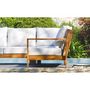 Voir la diapositive 4 : DCB GARDEN Salon bas de jardin - 5 places - Aluminium avec effet bois - MAJORQUE