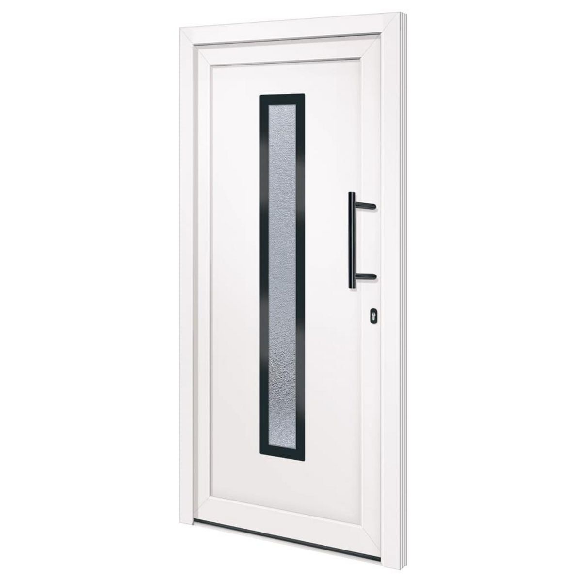 VIDAXL Porte d'entree Blanc 98x200 cm PVC
