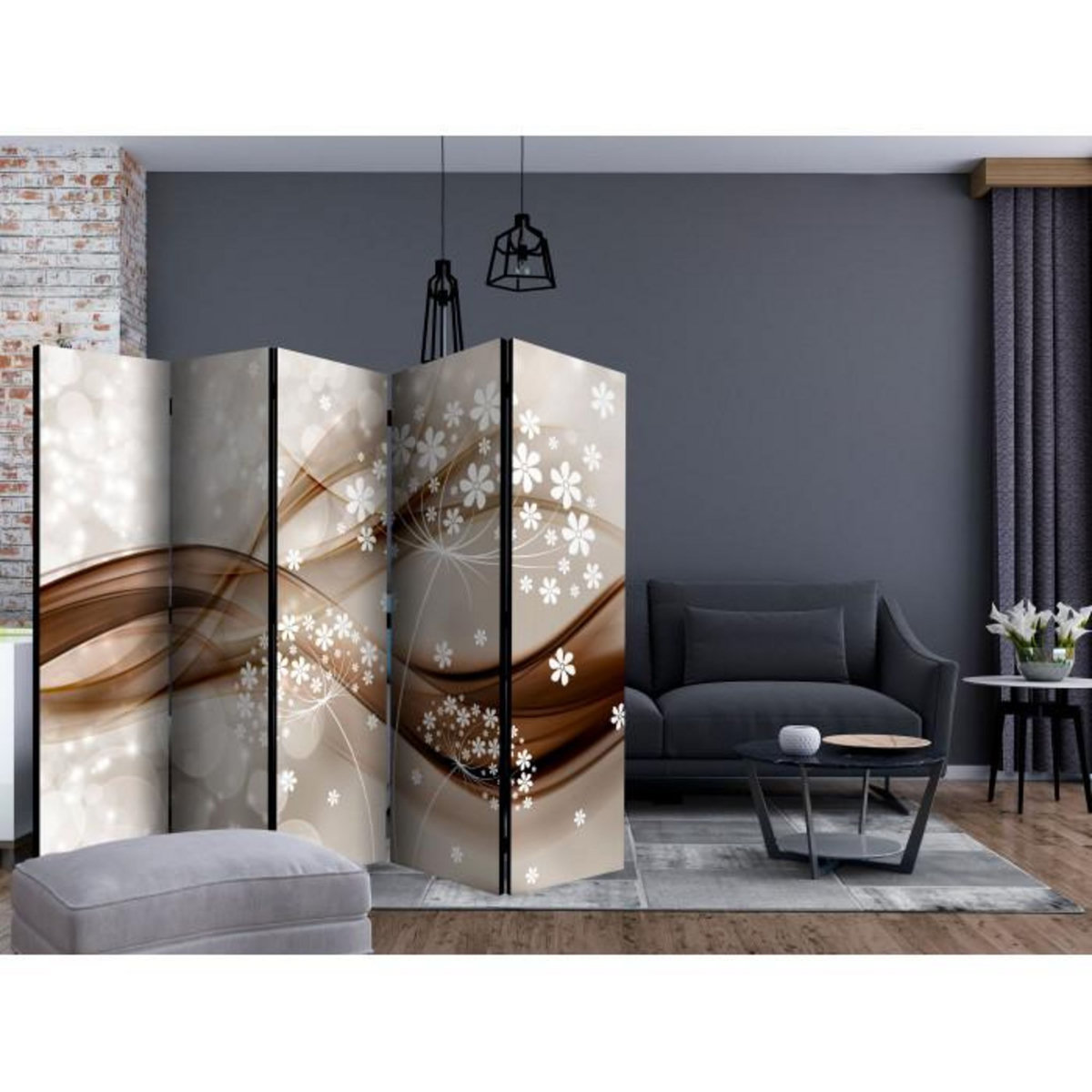 Paris Prix Paravent 5 Volets  Spring Stories II  172x225cm