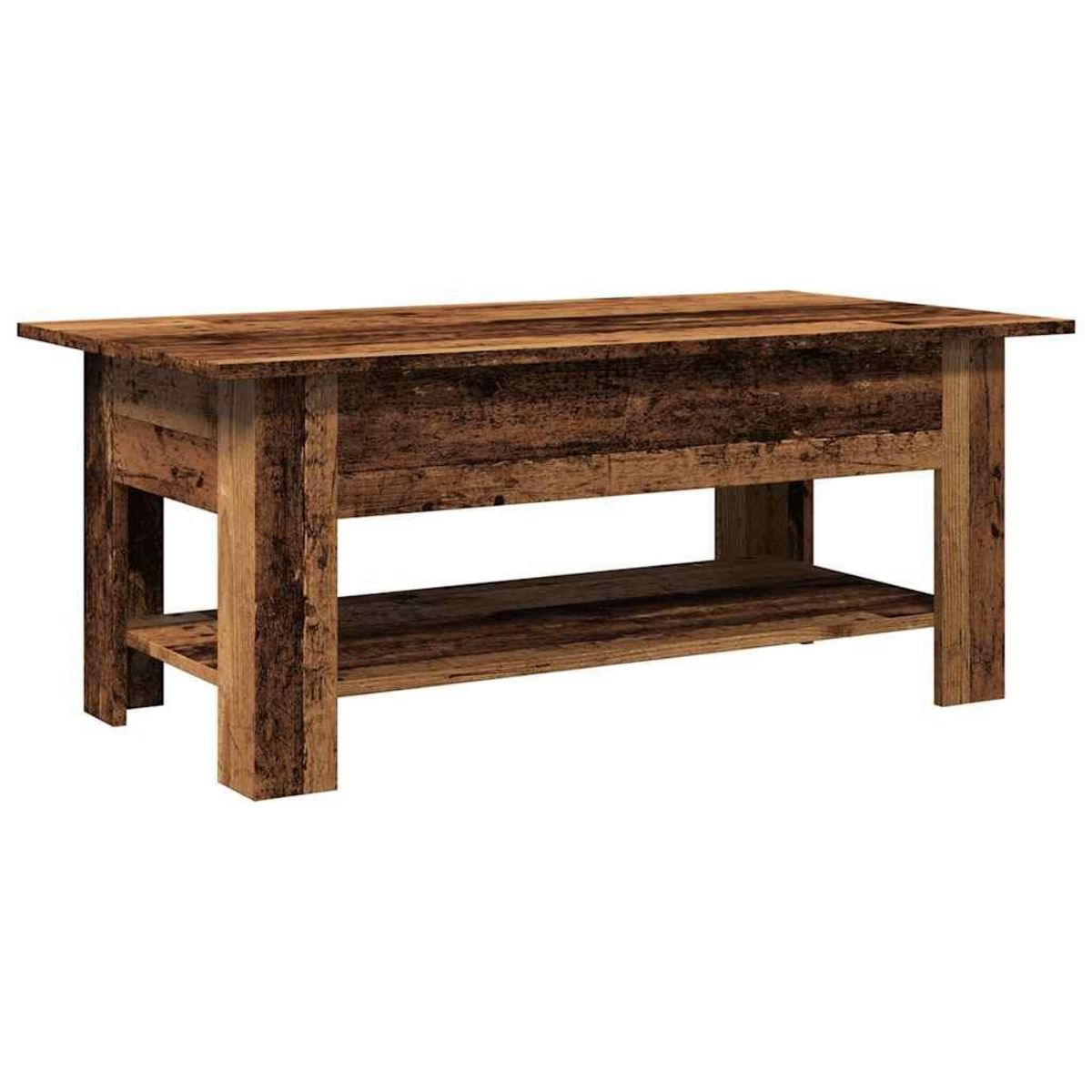 VIDAXL Table basse vieux bois 102x55x42 cm bois d'ingenierie