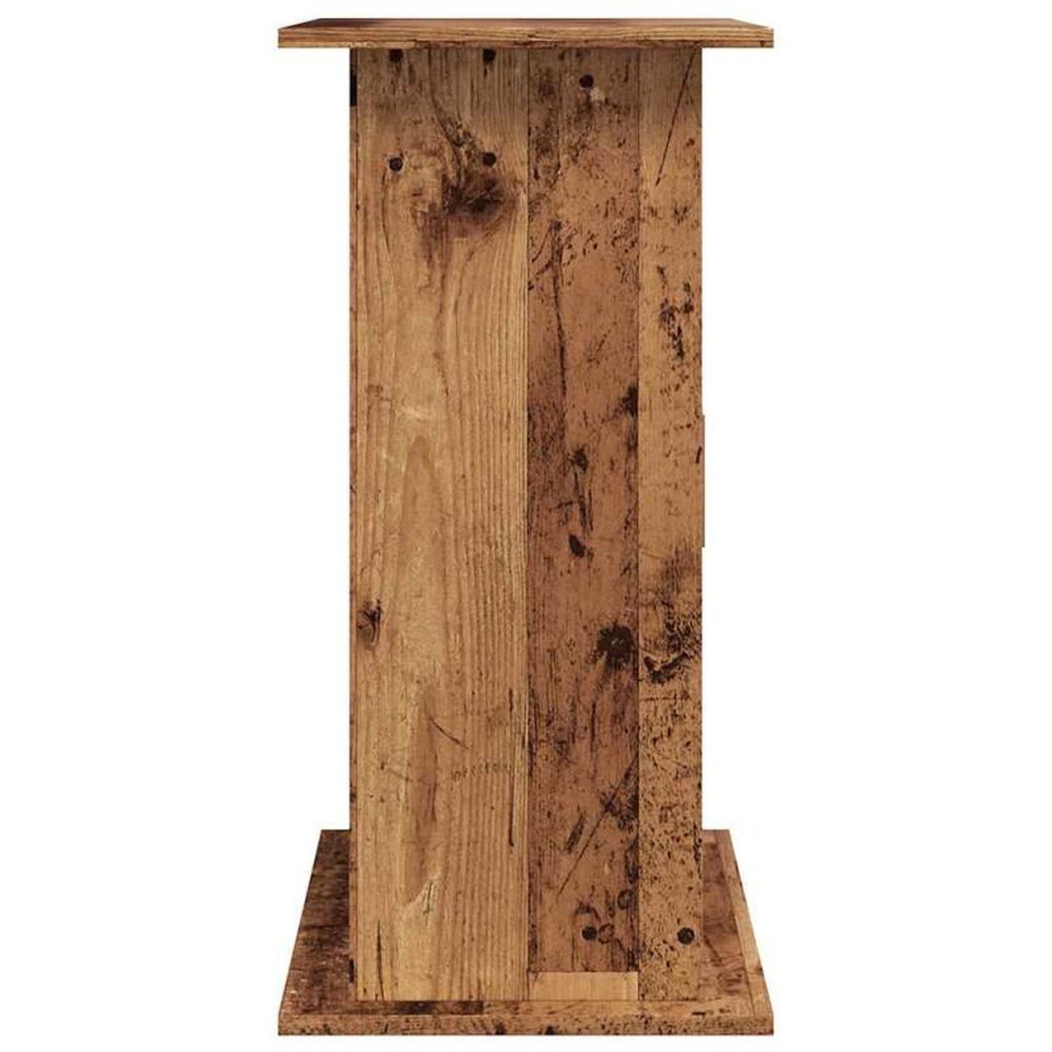 Voir la diapositive 5 : VIDAXL Support pour aquarium vieux bois 81x36x73 cm bois d ingénierie