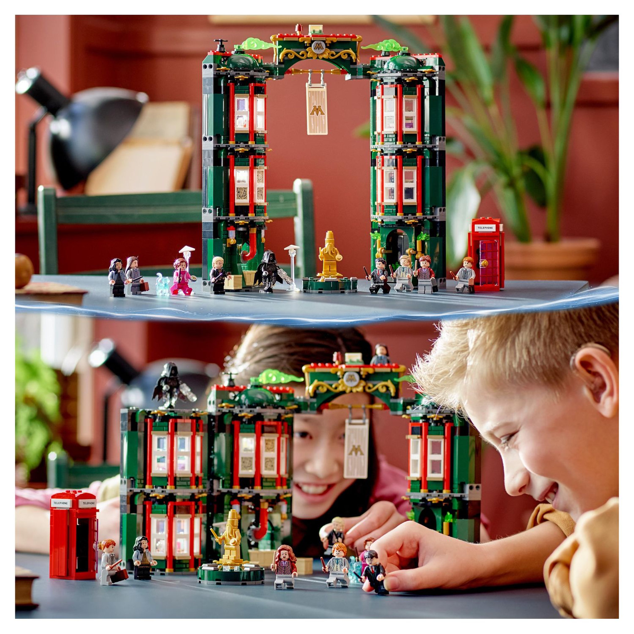 Voir la diapositive 8 : LEGO Harry Potter 76403 Le ministère de la Magie, Jouet avec 12 Minifigurines  