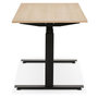 Voir la diapositive 3 : Paris Prix Bureau Design Réglable  Électrique  140cm Naturel & Noir
