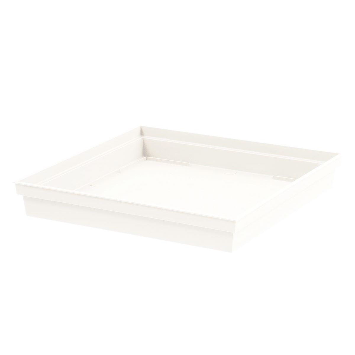 Eda Soucoupe Toscane carrée 32 cm - Blanc - Eda