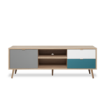 CONCEPT USINE Meuble TV scandinave 150cm PERAST