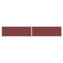 Voir la diapositive 2 : VIDAXL Auvent lateral retractable Marron 180x1000 cm