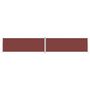 Voir la diapositive 2 : VIDAXL Auvent lateral retractable Marron 180x1000 cm