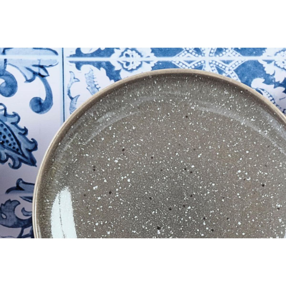 BJORN Assiette STELLAR Ø22cm - 6 pièces - Gris béton