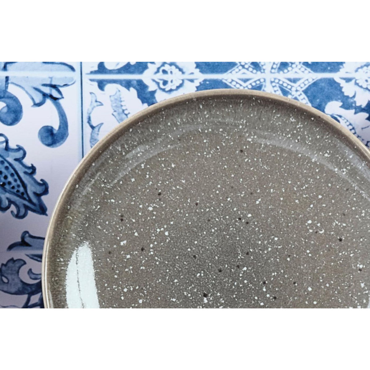 BJORN Assiette STELLAR Ø22cm - 6 pièces - Gris béton