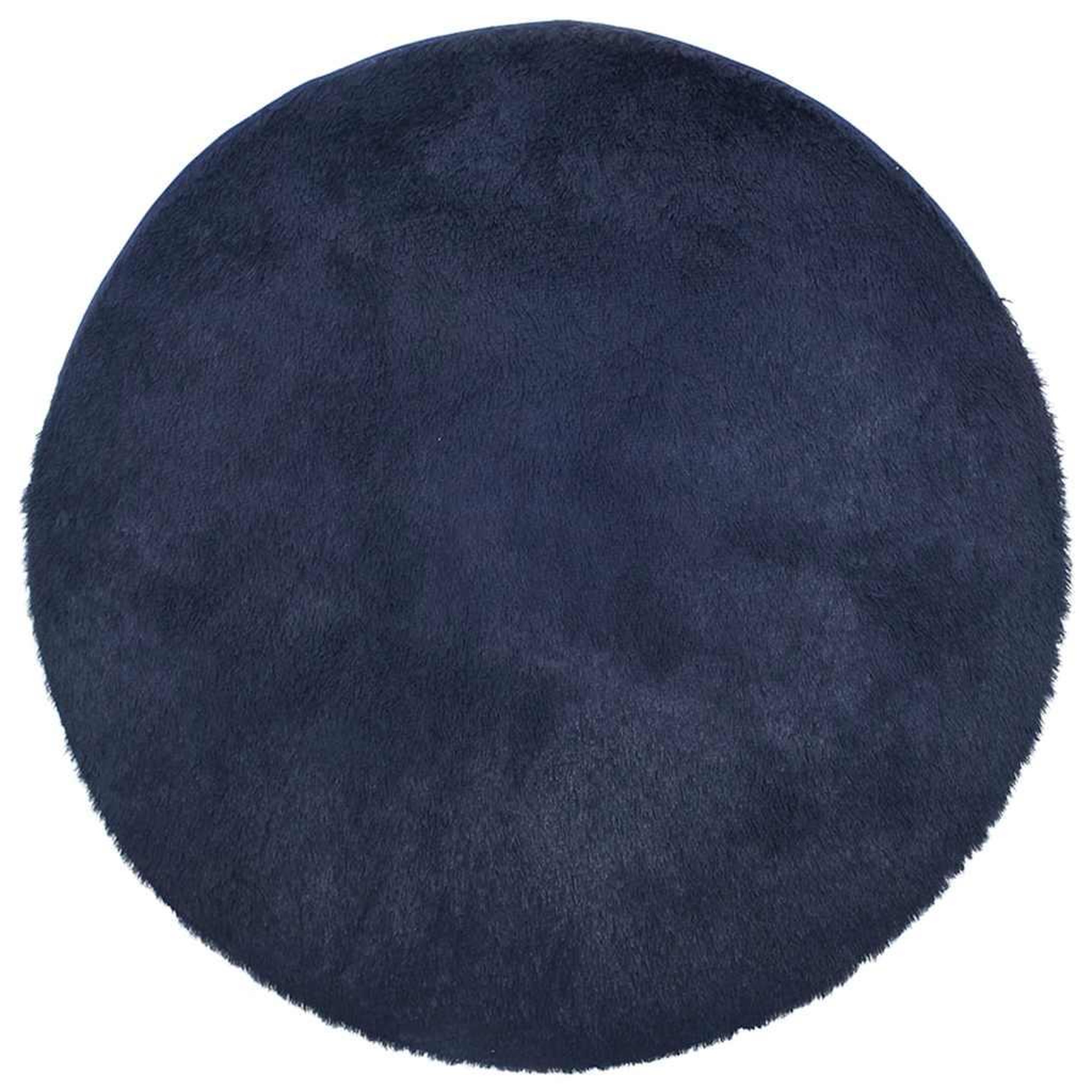 Voir la diapositive 2 : VIDAXL Tapis shaggy a poils longs NAVARRA bleu marine 240x240 cm