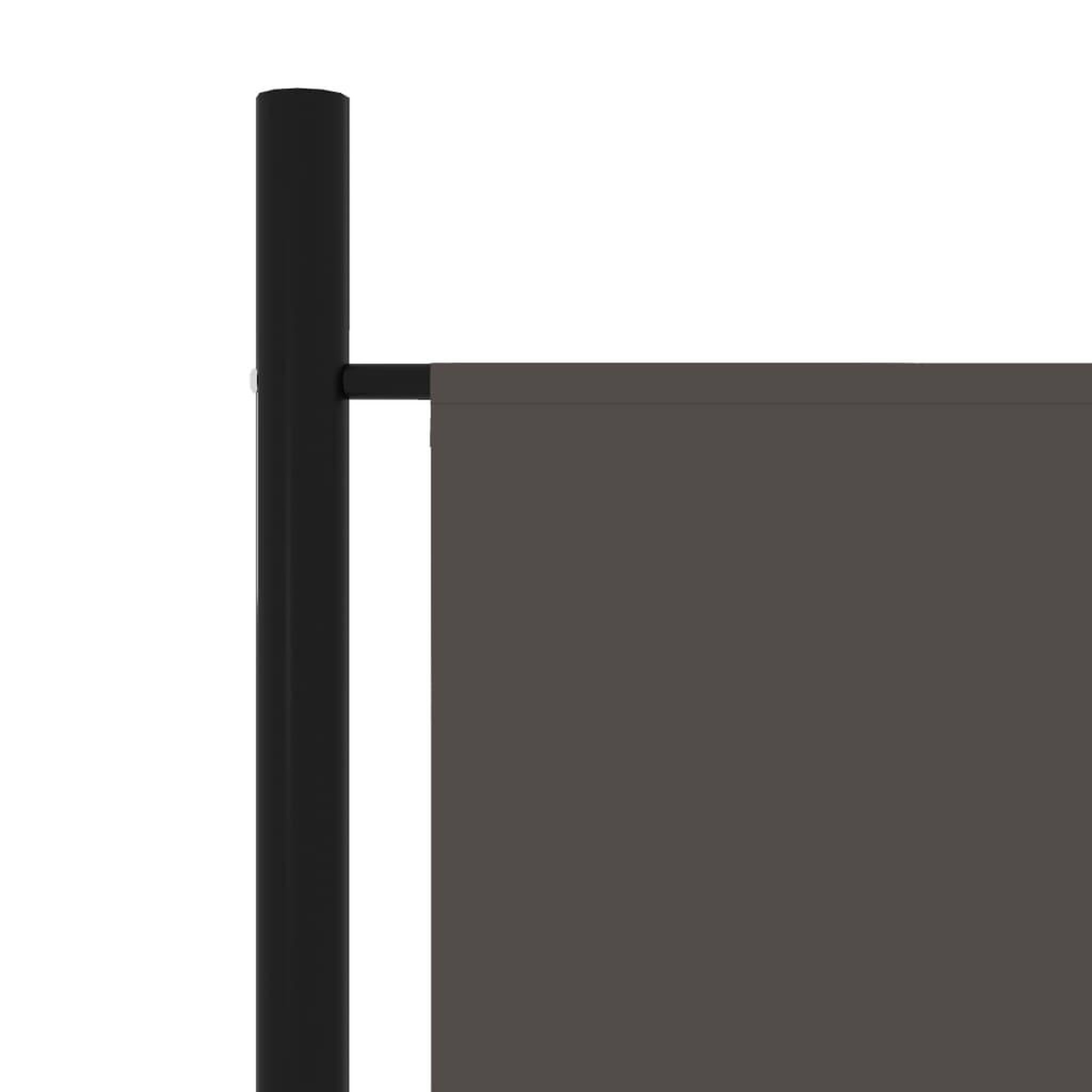 Voir la diapositive 5 : VIDAXL Cloison de separation 6 panneaux Anthracite 300x180 cm