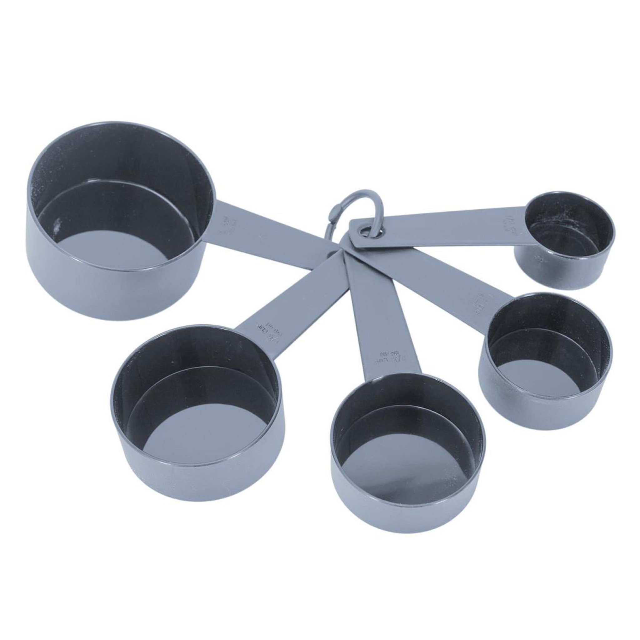 Lily Cook Lot de 5 cuillères doseuses  cup  15cm gris