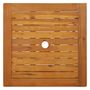 Voir la diapositive 5 : VIDAXL Table pliable de jardin 60x60x75 cm Bois d'acacia solide
