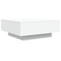 Voir la diapositive 3 : VIDAXL Table basse avec lumieres LED blanc 80x80x31 cm