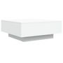 Voir la diapositive 3 : VIDAXL Table basse avec lumieres LED blanc 80x80x31 cm