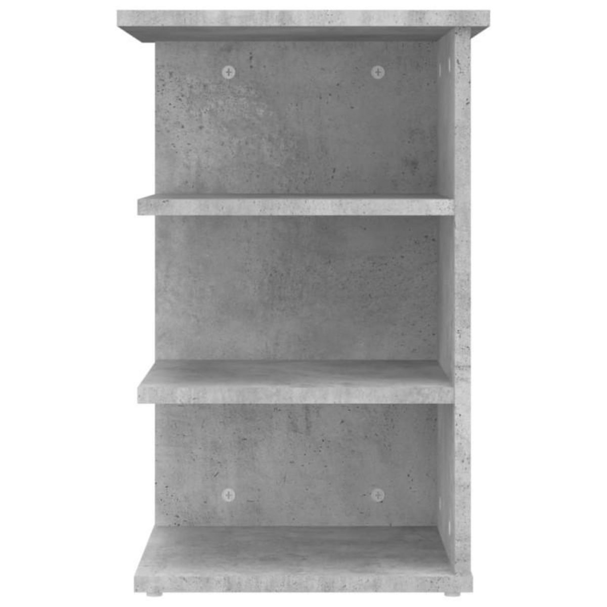 VIDAXL Armoire latérale Gris béton 35x35x55 cm Aggloméré