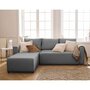 Voir la diapositive 1 : BEST MOBILIER Regala - canapé d'angle réversible - 4 places - convertible avec coffre - en tissu