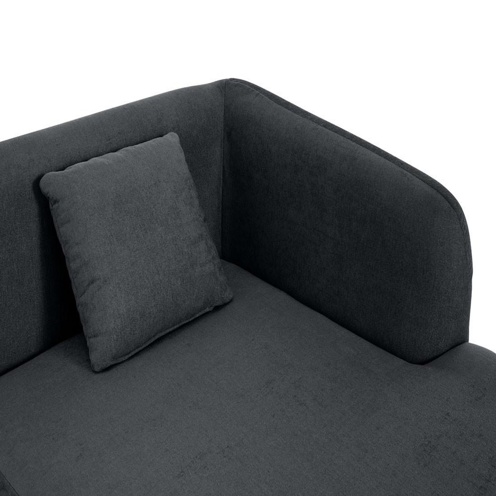 Voir la diapositive 6 : LISA DESIGN Ikare - module d'assise méridienne droit - en tissu