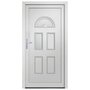 Voir la diapositive 3 : VIDAXL Porte d'entree Blanc 98x208 cm PVC