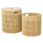 Paris Prix Lot de 2 Paniers de Rangement  Ryan  46cm Naturel