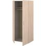 Voir la diapositive 6 : PARISOT Armoire - EASY LIFE - Décor Chene clair - 2 portes battantes - L80,2 x H180 x P49,7cm - PARISOT