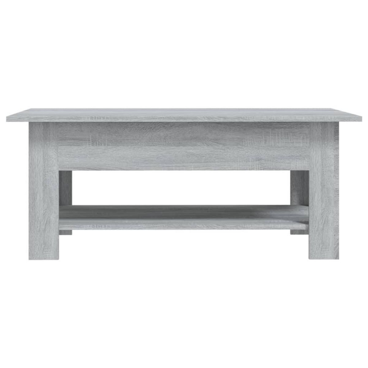 VIDAXL Table basse sonoma gris 102x55x42 cm bois d'ingenierie