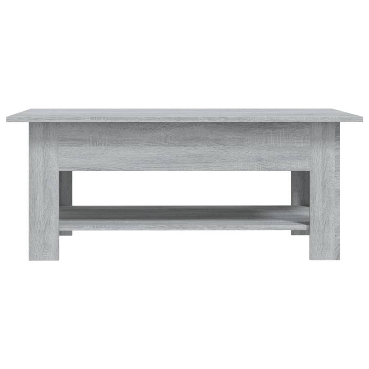 VIDAXL Table basse sonoma gris 102x55x42 cm bois d'ingenierie