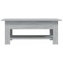 Voir la diapositive 3 : VIDAXL Table basse sonoma gris 102x55x42 cm bois d'ingenierie