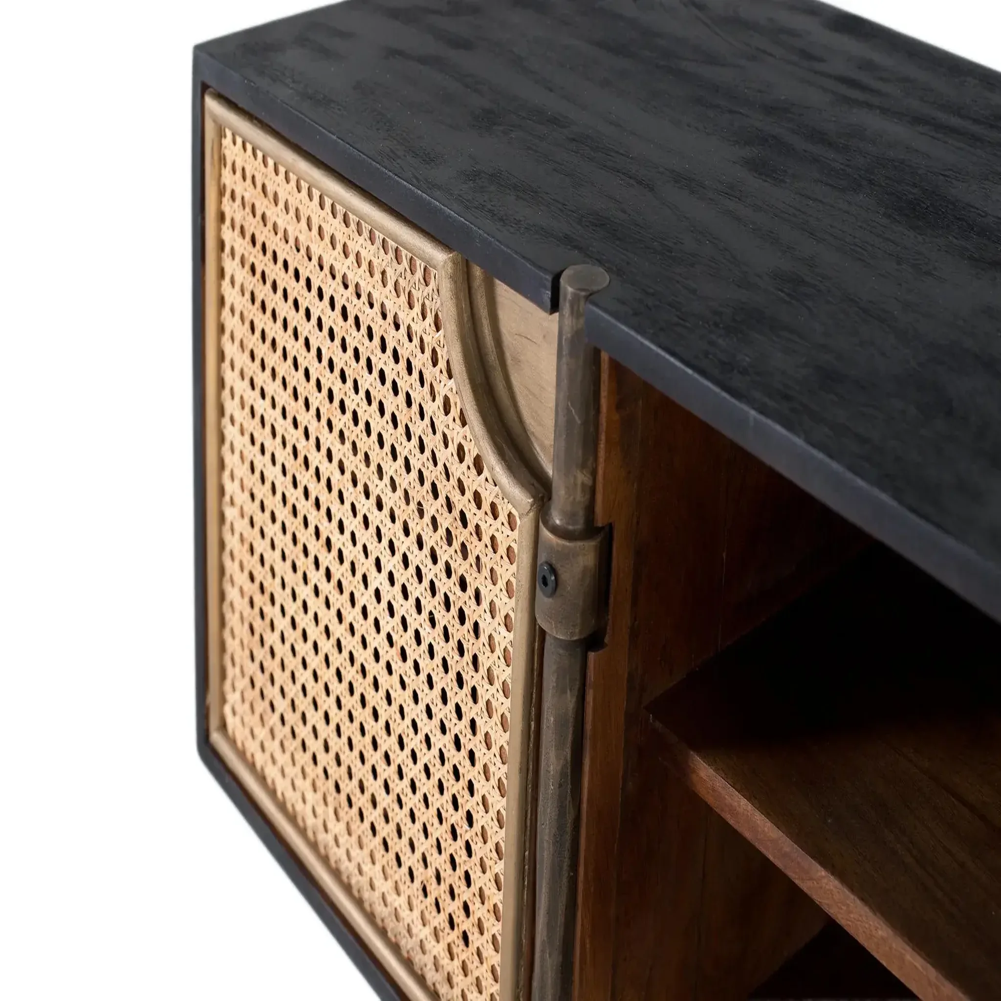 Voir la diapositive 4 : GINER Y COLOMER SL Meuble tv en bois de manguier 150 cm style contemporain artisanal