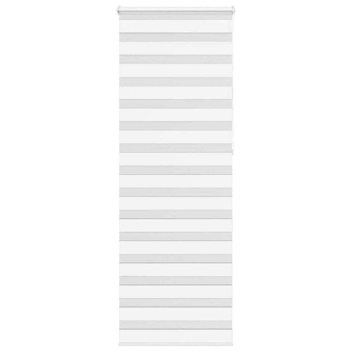 VIDAXL Store zebre blanc 75x230 cm largeur du tissu 70,9 cm polyester