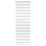 VIDAXL Store zebre blanc 75x230 cm largeur du tissu 70,9 cm polyester