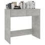 Voir la diapositive 5 : VIDAXL Bureau Gris beton 80x40x75 cm Bois d'ingenierie